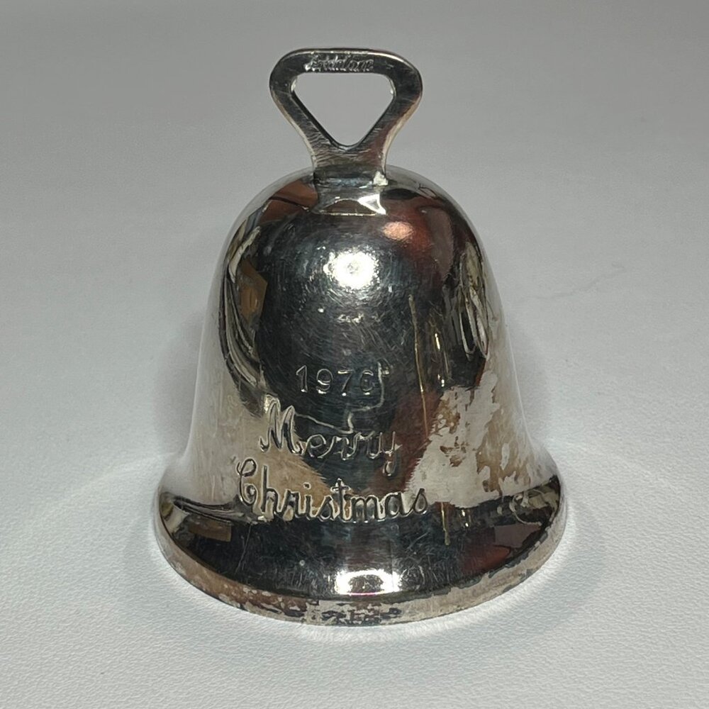 Bridalane Silver Christmas Bell 1976 5 Golden Rings